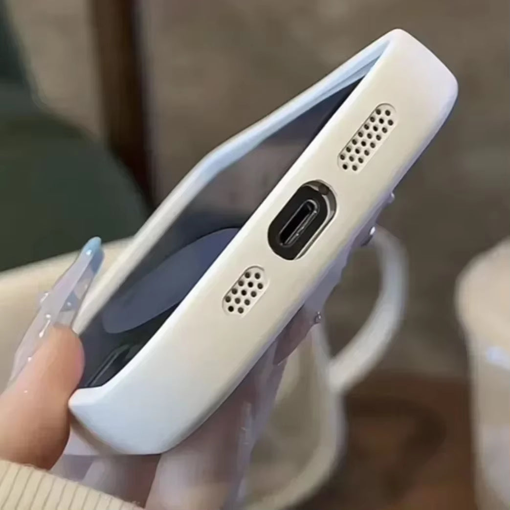 "Luxury Matte Silicone iPhone Case Shockproof Bumper Cover"