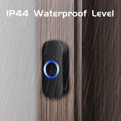 Wireless 433MHz Doorbell 200M Range, 38 Songs, Waterproof