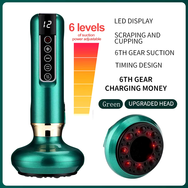 Electric Cupping Massager Vacuum Suction Guasha Cellulite