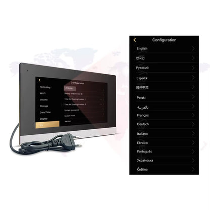 WiFi TUYA Video Doorbell 1080P with 7'' Touchscreen