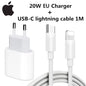 2025 20W USB-C Power Adapter for iPhone 12-16 Fast Charger
