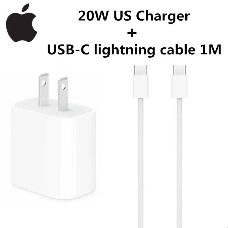 2025 20W USB-C Power Adapter for iPhone 12-16 Fast Charger
