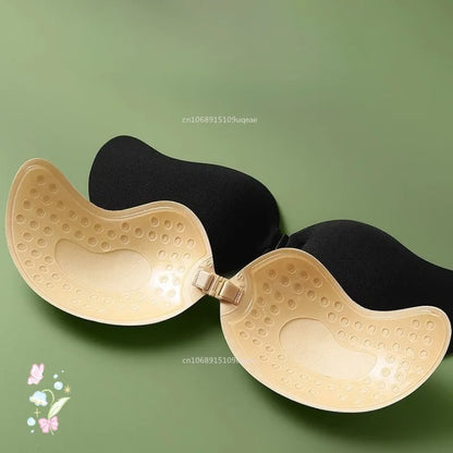 Invisible Strapless Adhesive Push-Up Bra – Seamless Backless Silicone Lingerie for Women