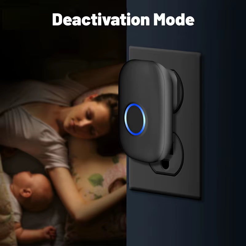 Wireless 433MHz Doorbell 200M Range, 38 Songs, Waterproof