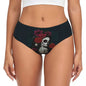 Custom Womens Day Of The Dead Gothic Panties Underwear Female Stretch Mexican Sugar Skull Briefs Underpants