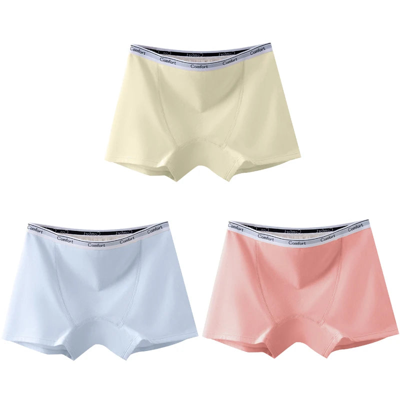 3-Pack Women's Leakproof Menstrual Underwear – High-Waist Cotton Period Panties
