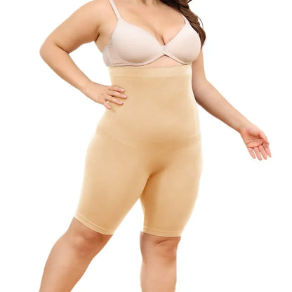 Plus Size Postpartum Shapewear Tummy Control Panties High Waist Seamless Body Shaper Underwear Women