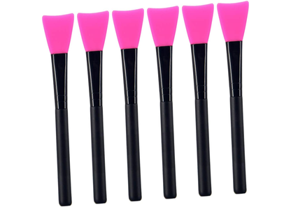 6Pcs Silicone Facial Mask Applicator Brushes for Skincare