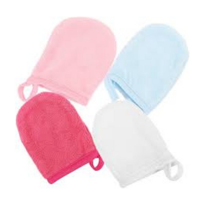 20-Pack Facial Cleansing Mitts - Soft Makeup Remover Towels for Face & Oil Wash
