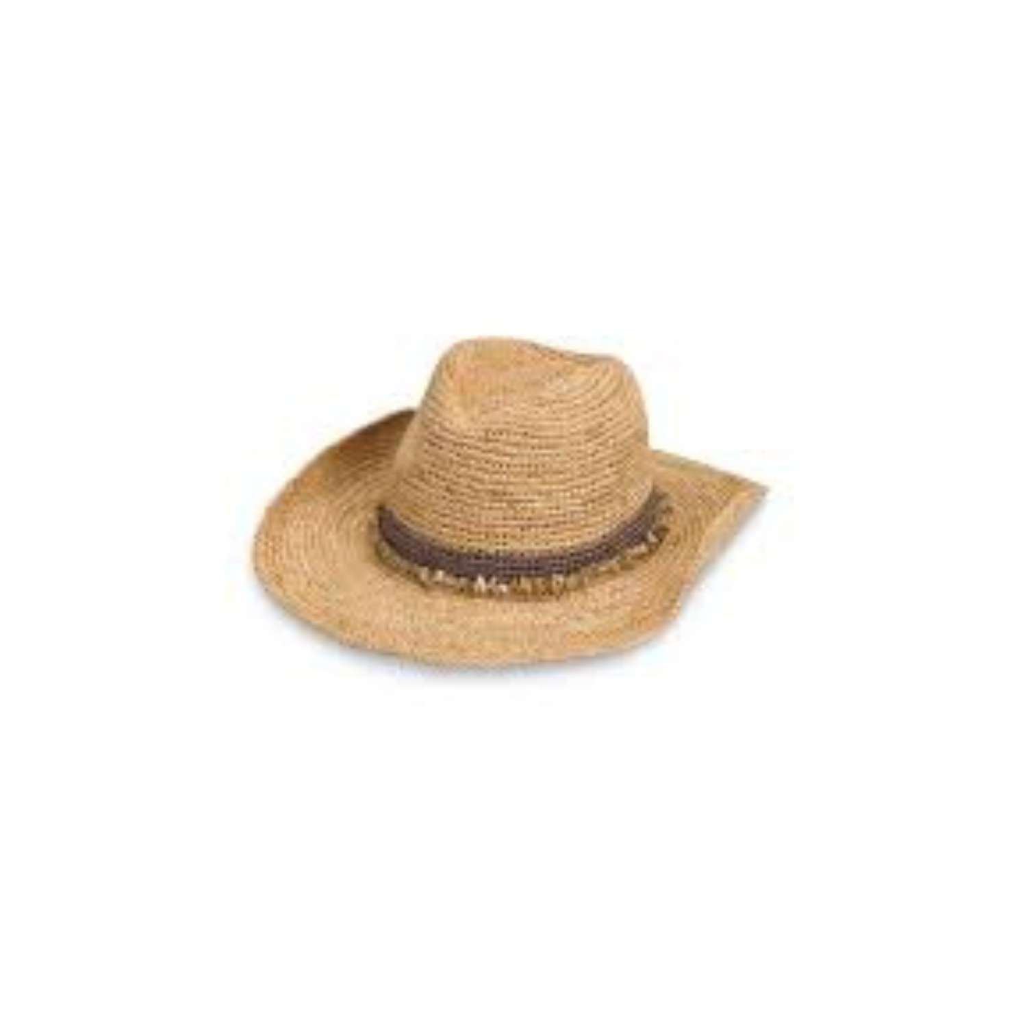 Women's Tahiti Cowboy Straw Sun Hat - Wide Brim & Adjustable