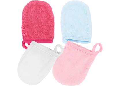 20-Pack Facial Cleansing Mitts - Soft Makeup Remover Towels for Face & Oil Wash