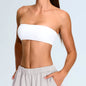 Strapless Sports Bra Women Gym Top Quick-Drying Yoga Clothes Women Tube Top Fitness Chest Wrap Underwear Workout Bra Female