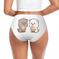 Custom Women’s Mochi Cat Peach & Goma Panties – Cute & Comfortable Briefs