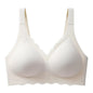 Traceless Plus Size Women Underwear No Steel Rings Gather Fixed Cup Prevent Sagging Soft Support Comfortable Thin Sports Bra