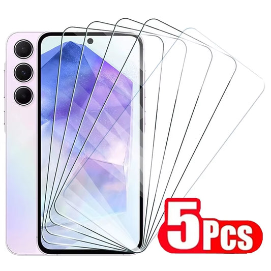 5PCS Tempered Glass for Galaxy A Series A55/A35/A14/A54
