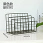 "Nordic Metal Wall-Mounted Magazine & Newspaper Display Rack"
