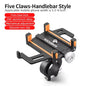 Motorcycle Bike Phone Holder CNC Aluminum Alloy 5-Claws