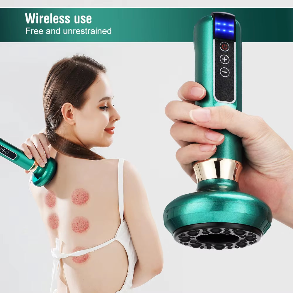 Electric Cupping Massager Vacuum Suction Guasha Cellulite