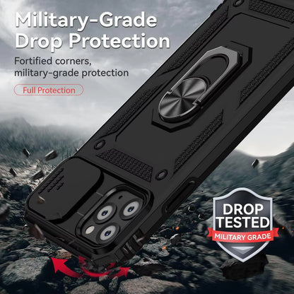 "iPhone 11 Case with Lens Cover & Kickstand Drop Protection"