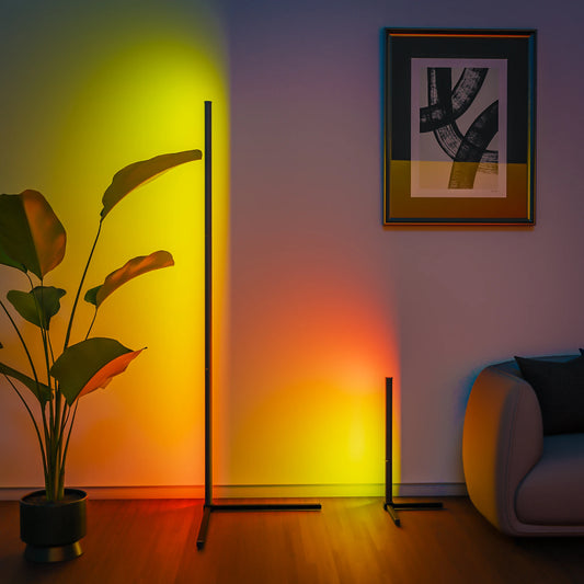 Smart RGB Floor Lamp with Music Sync & Remote Control
