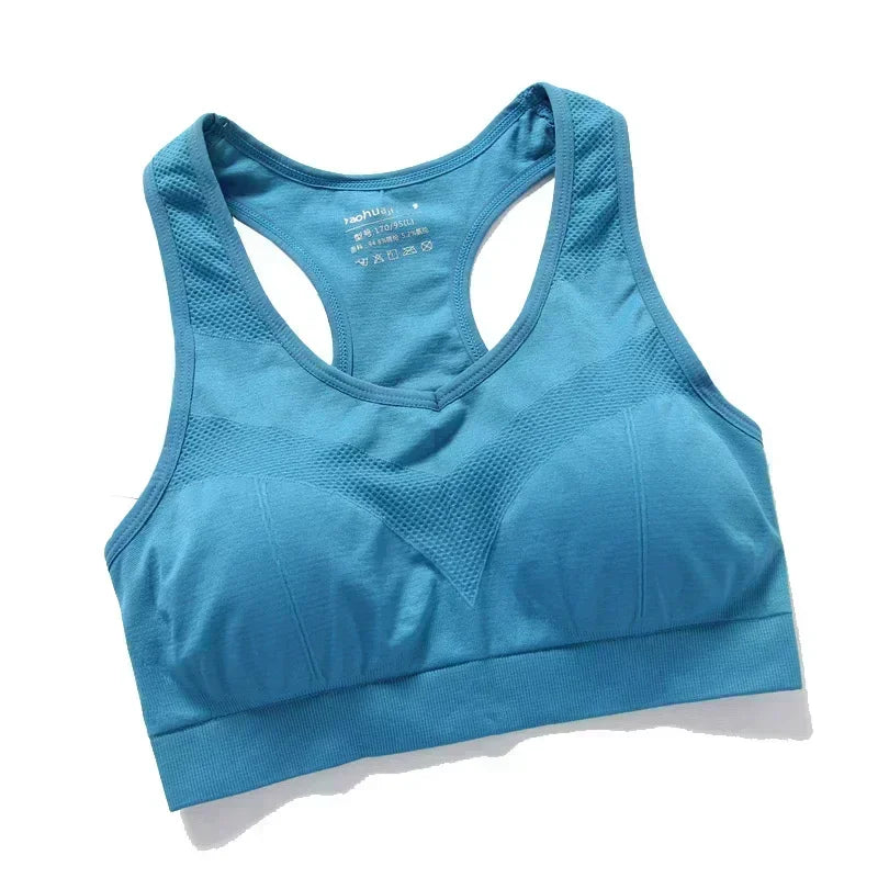 Women's Sports Bra – Push-Up Fitness Bra with Breathable Support for Gym, Running & Workouts