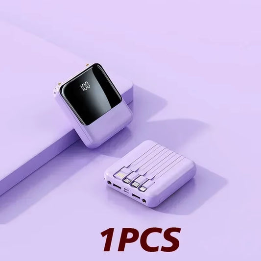100000mAh 4-Wire Power Bank, Fast Charging, Ultra-Thin