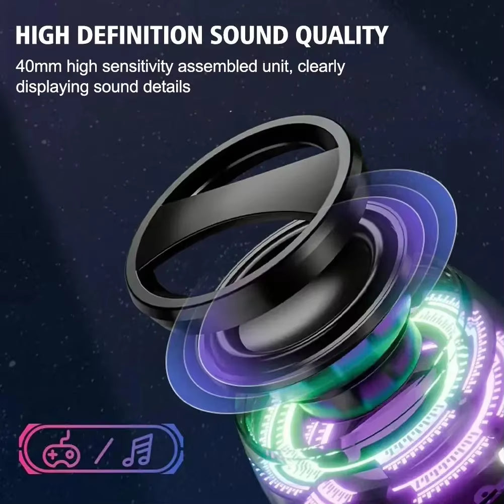 G200 Magnetic Bluetooth Speaker: RGB Stereo, Portable, Bluetooth 5.3