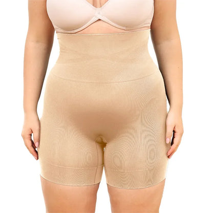 Plus Size Postpartum Shapewear Tummy Control Panties High Waist Seamless Body Shaper Underwear Women