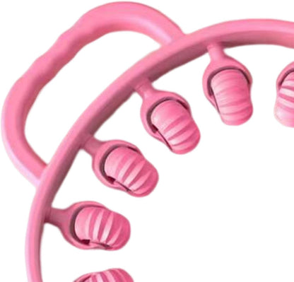 12-Wheel Handheld Leg Massager – Muscle Roller Tool