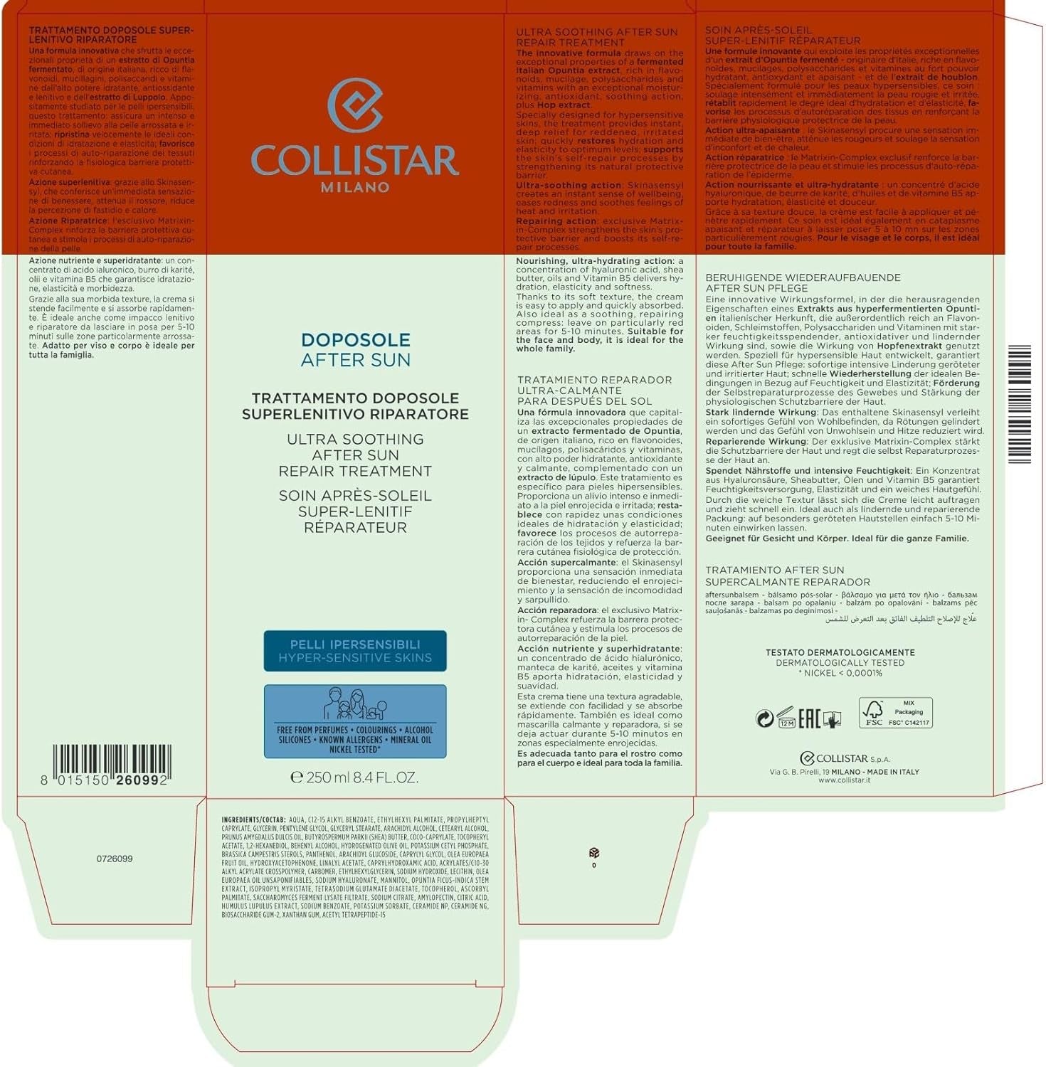 Collistar After Sun Lotion - 250ml