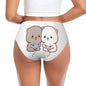 Custom Women’s Mochi Cat Peach & Goma Panties – Cute & Comfortable Briefs