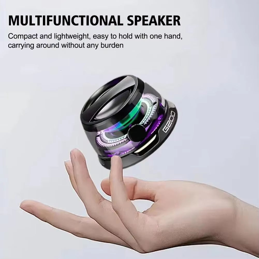 G200 Magnetic Bluetooth Speaker: RGB Stereo, Portable, Bluetooth 5.3