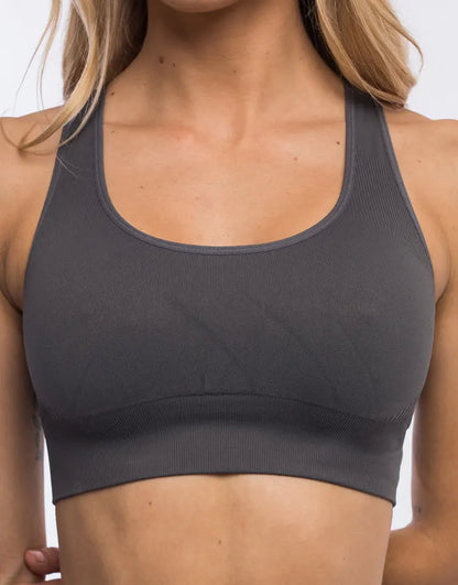 Pericic Seamless Top Backless Bra Without Bones Female Underwear Women Cropped Tank Top Jogging Bra Women Crop Top Sportwear
