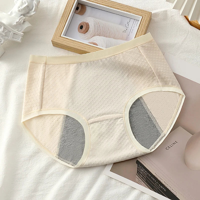 Women's Leakproof Menstrual Underwear – Breathable Seamless Period Panties for Comfort & Protection
