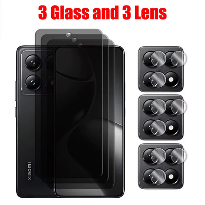 14T Pro Privacy Tempered Glass Screen & Lens Protector