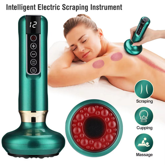Electric Cupping Massager Vacuum Suction Guasha Cellulite