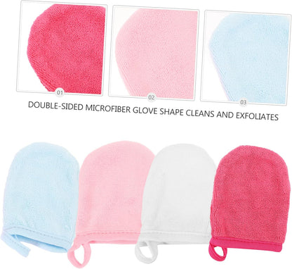 20-Pack Facial Cleansing Mitts - Soft Makeup Remover Towels for Face & Oil Wash
