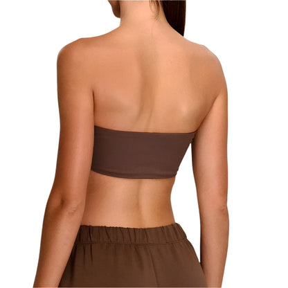 Strapless Sports Bra Women Gym Top Quick-Drying Yoga Clothes Women Tube Top Fitness Chest Wrap Underwear Workout Bra Female