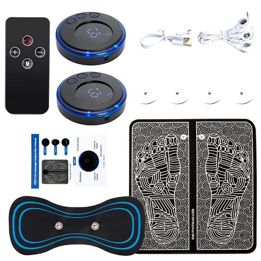 EMS Electric Foot Massager Pad with USB Charging