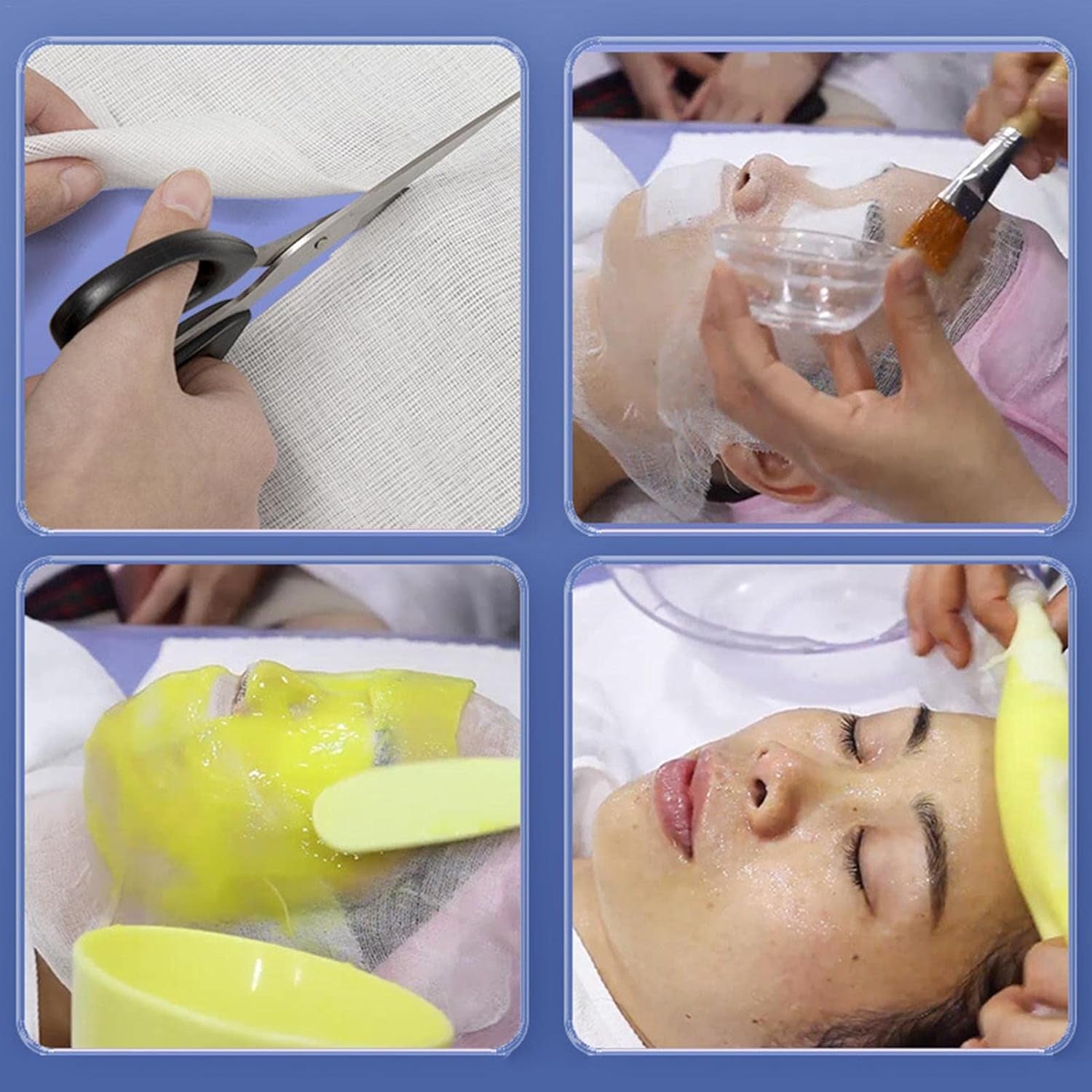 Reusable Hot & Cold Face Towel Mask - 2pcs