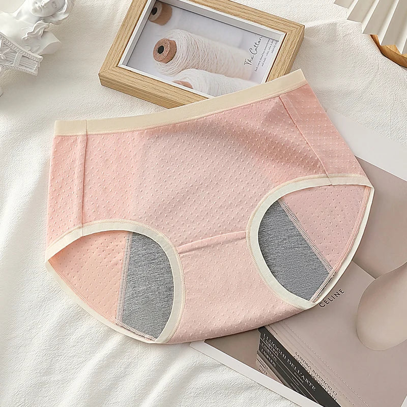 Women's Leakproof Menstrual Underwear – Breathable Seamless Period Panties for Comfort & Protection