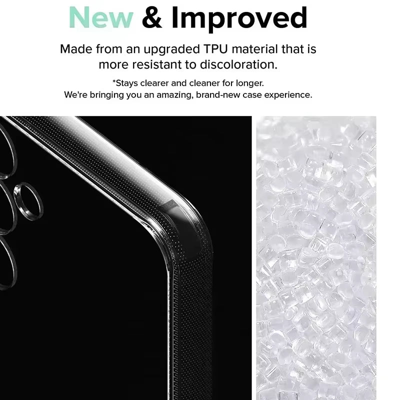Ultra Thin Clear TPU Case for Samsung Galaxy S24 & S23