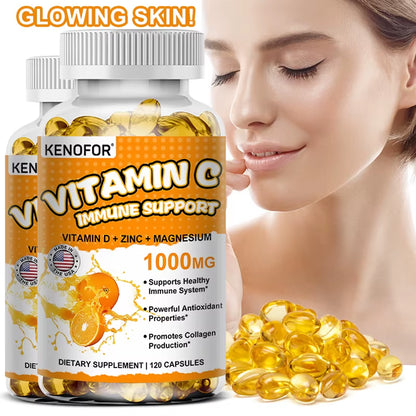 Vitamin C Supplement – Immune Support, Collagen & Skin Health