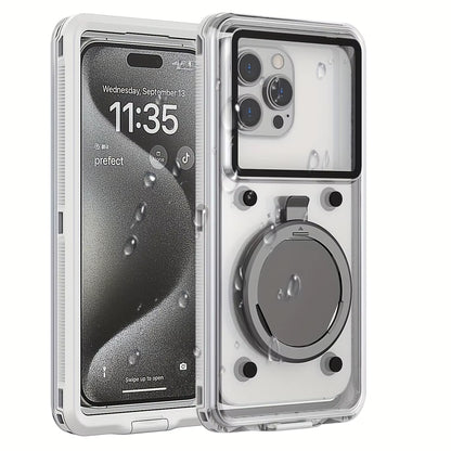 "Shockproof Waterproof Phone Case 6.9'' with Stand & Protection"