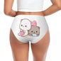 Custom Women’s Mochi Cat Peach & Goma Panties – Cute & Comfortable Briefs
