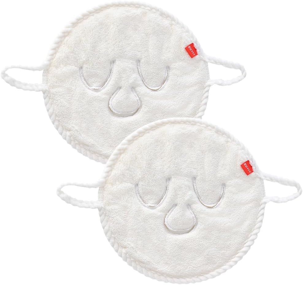 2Pcs Reusable Hot & Cold Face Towel Masks for Skincar