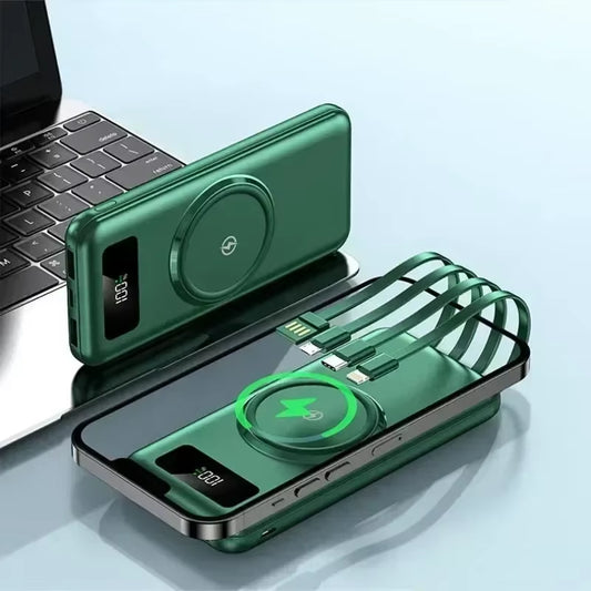 200000mAh Wireless Power Bank Fast Charging for Apple/Samsung