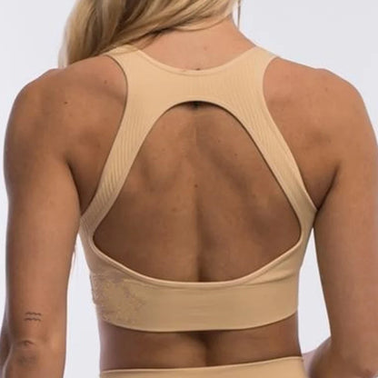 Pericic Seamless Top Backless Bra Without Bones Female Underwear Women Cropped Tank Top Jogging Bra Women Crop Top Sportwear