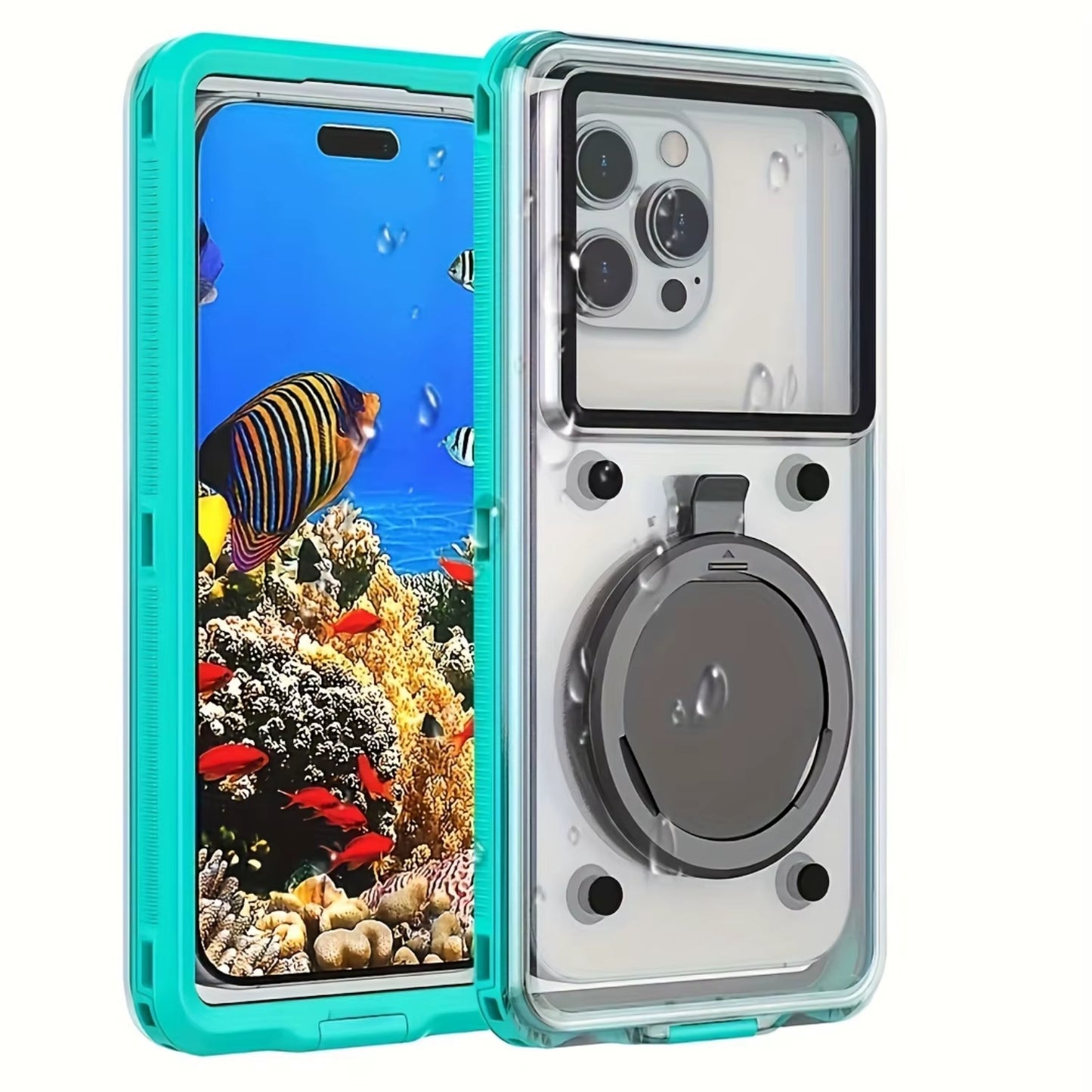 "Shockproof Waterproof Phone Case 6.9'' with Stand & Protection"