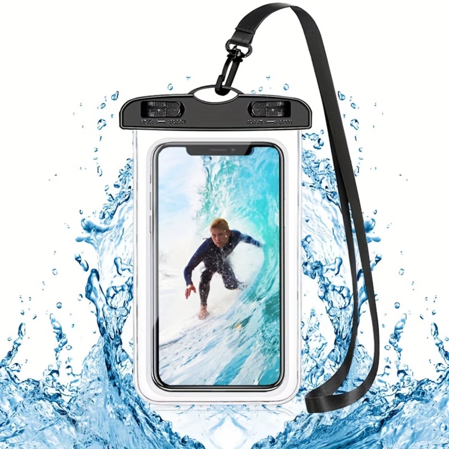 Universal Waterproof Phone Pouch - Keep Your Phone Safe & Dry!